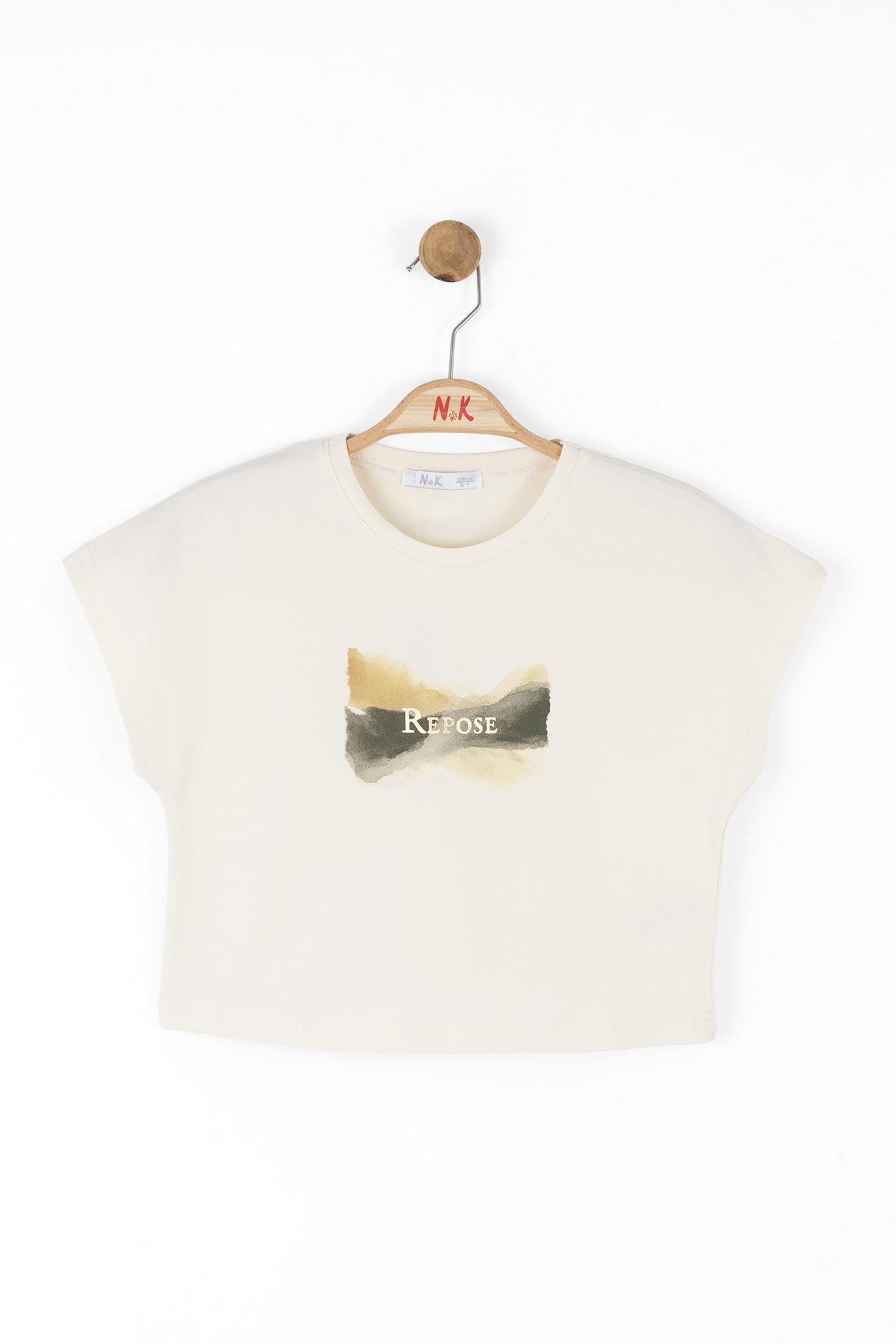 Nk Kız Çocuk Reposel Tshirt 8-14 Krem