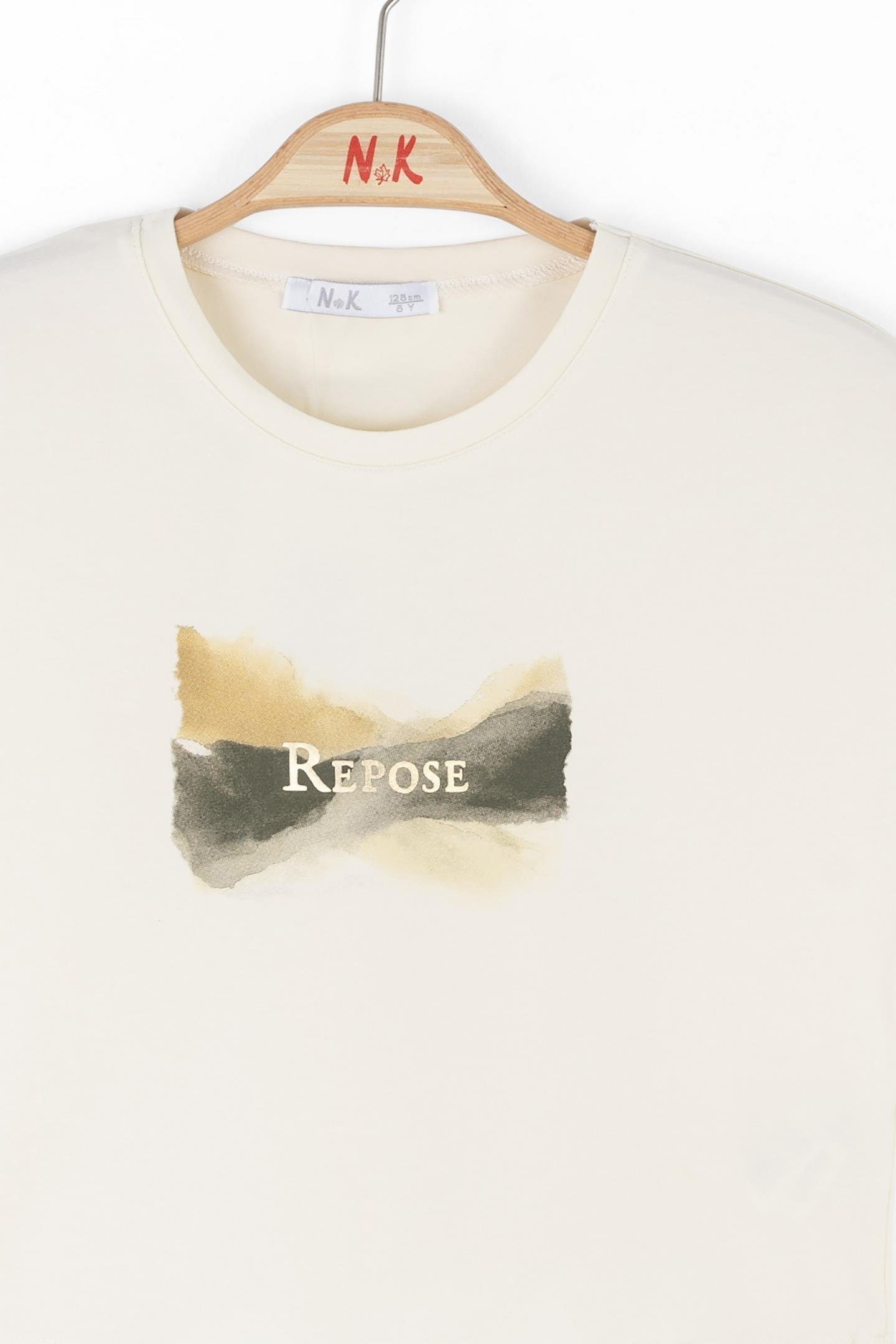 Nk Kız Çocuk Reposel Tshirt 8-14 Krem