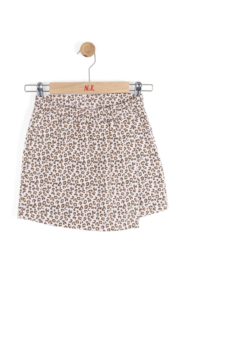 Nk Kız Çocuk Romantic Şort 4-8 Yaş Pudra