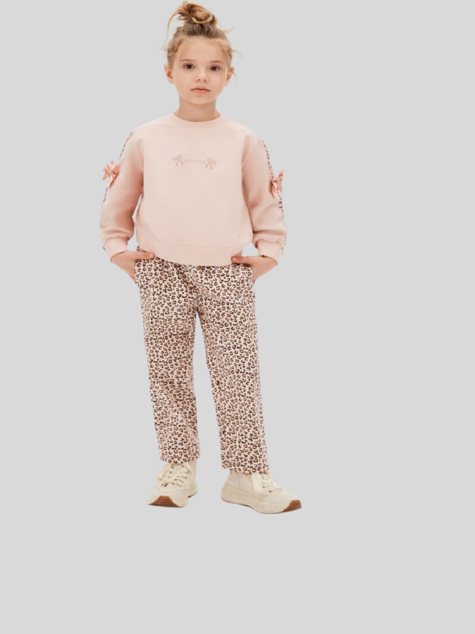 Nk Kız Çocuk Romantic Sweatshirt 4-8 Yaş Krem