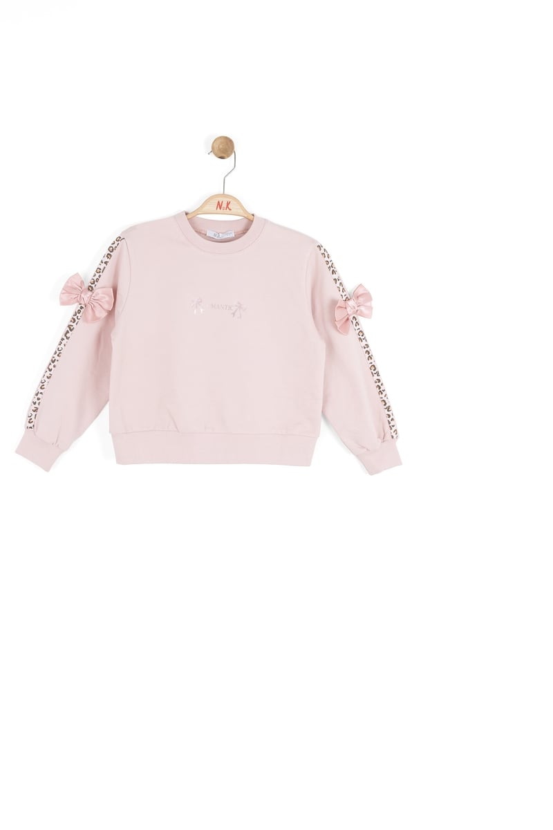 Nk Kız Çocuk Romantic Sweatshirt 4-8 Yaş Krem