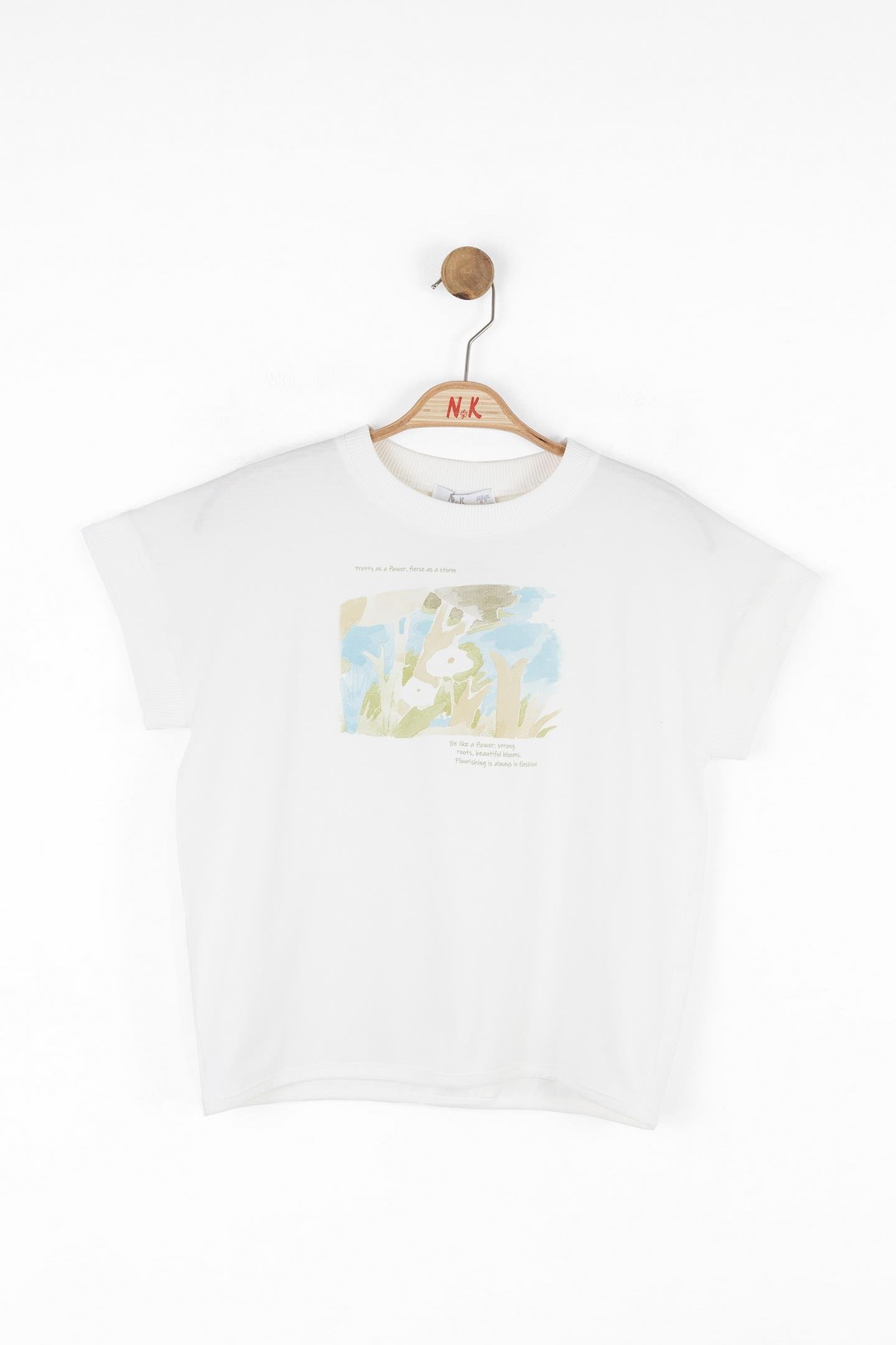 Nk Kız Çocuk Roots Tshirt 8-14 Yaş Mavi