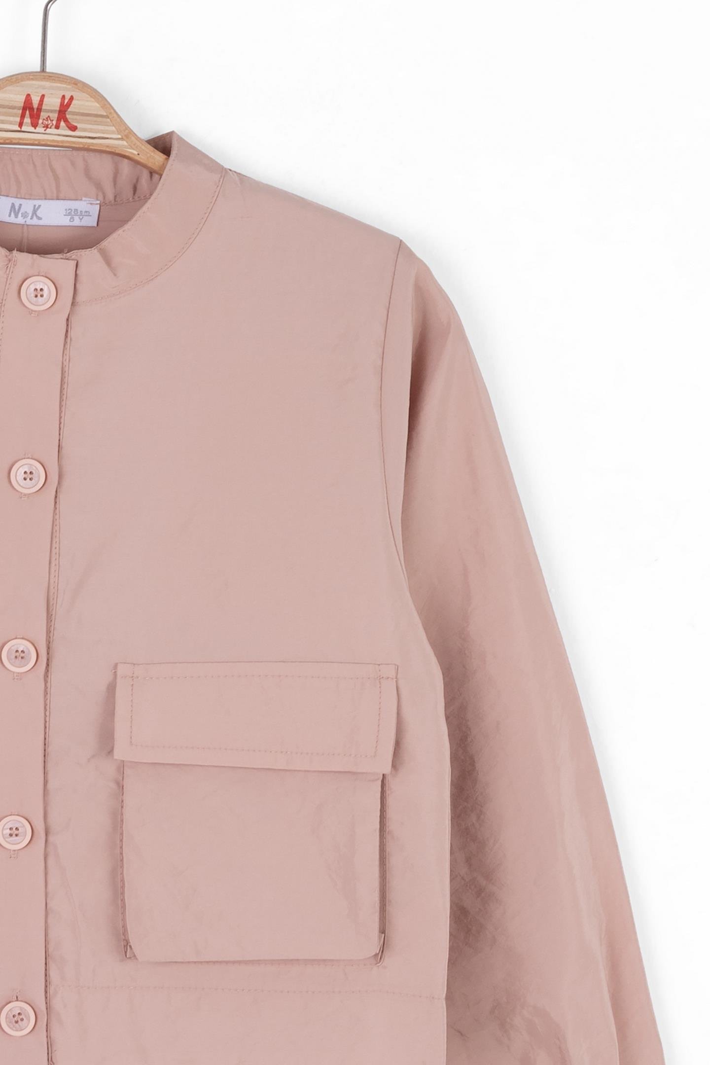 Nk Kız Çocuk Rose Ceket 8-14 Yaş Pudra