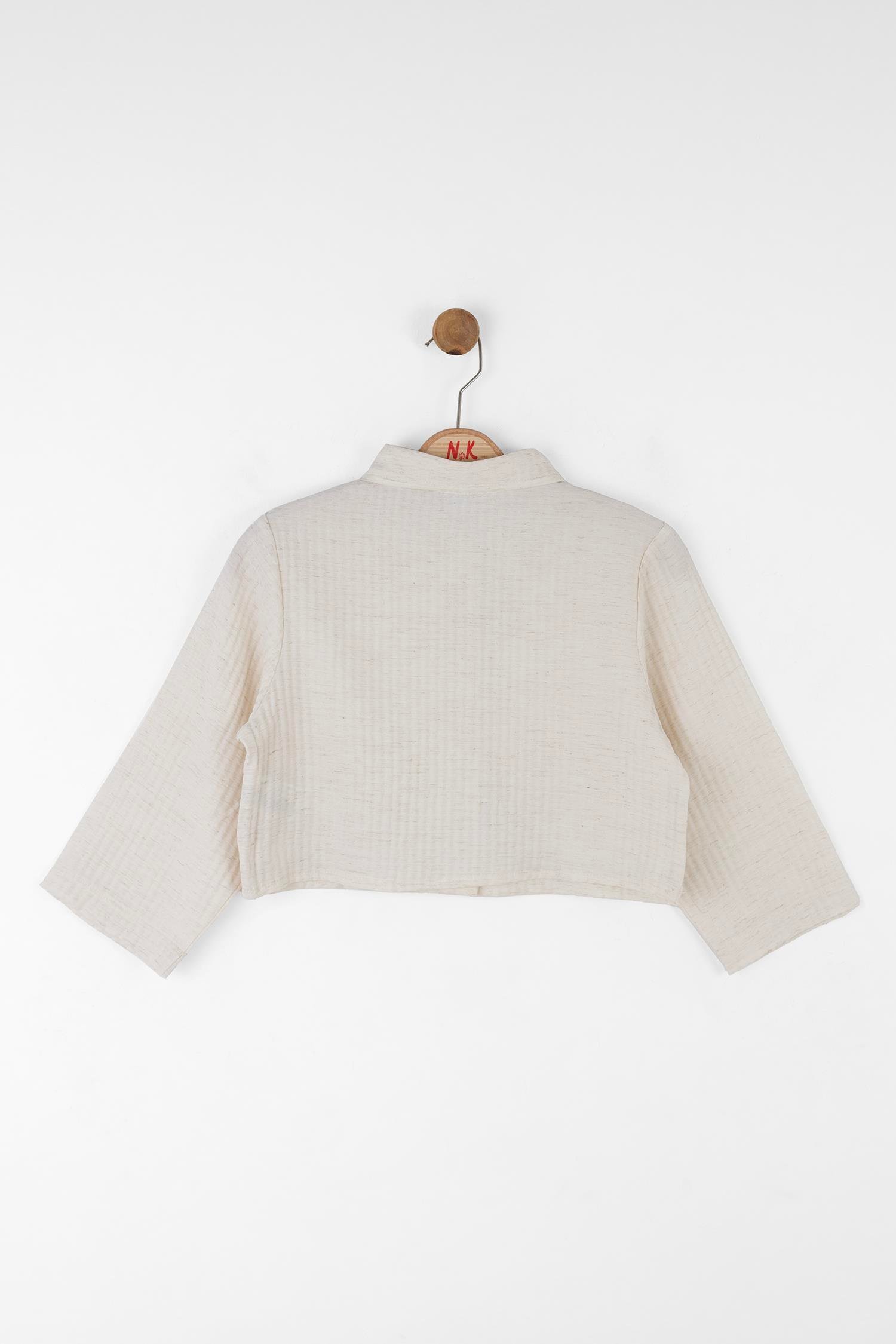 Nk Kız Çocuk Salerno Gömlek 8-14 Yaş Krem