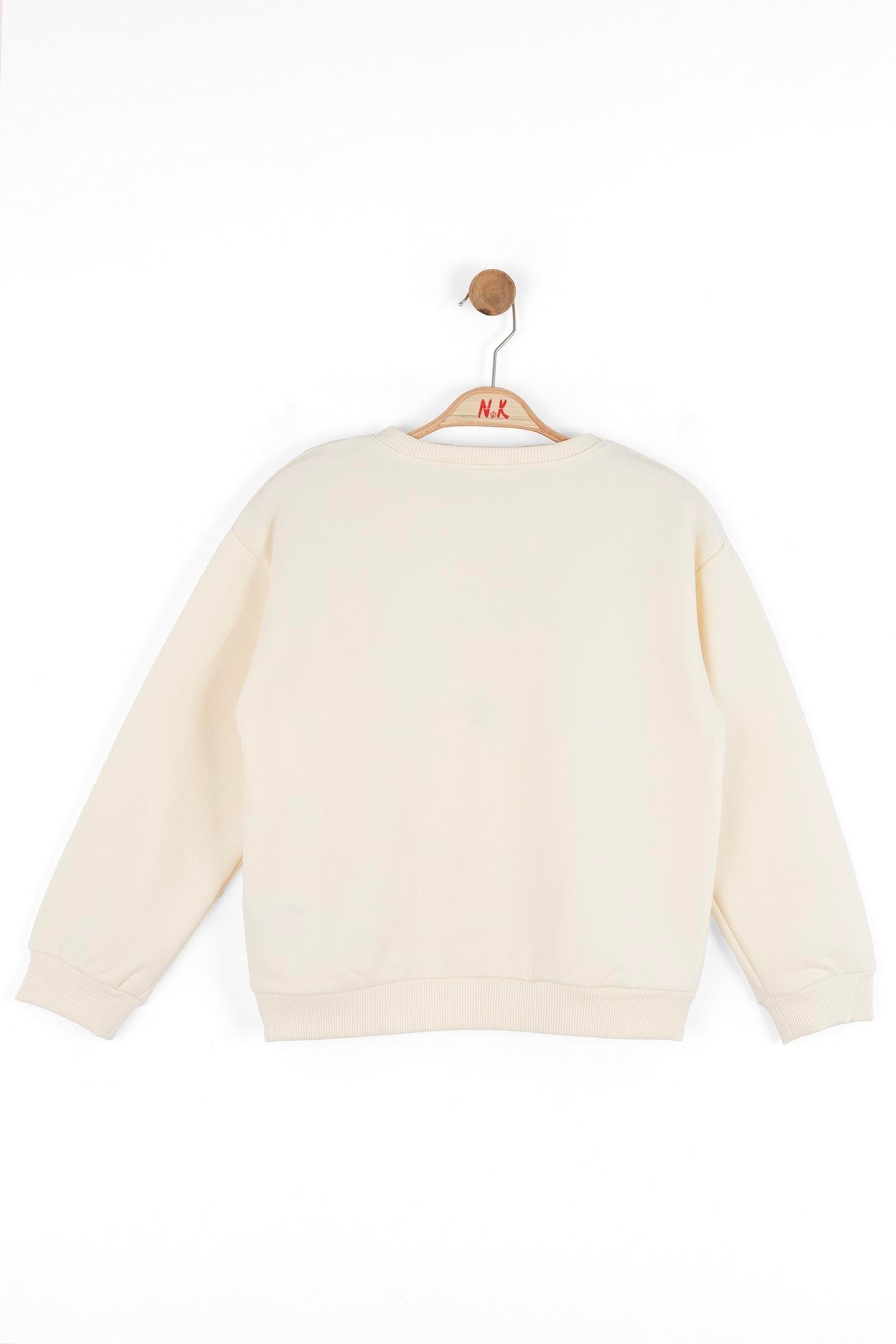 Nk Kız Çocuk Salvador Sweartshirt 8-14 Yaş Krem