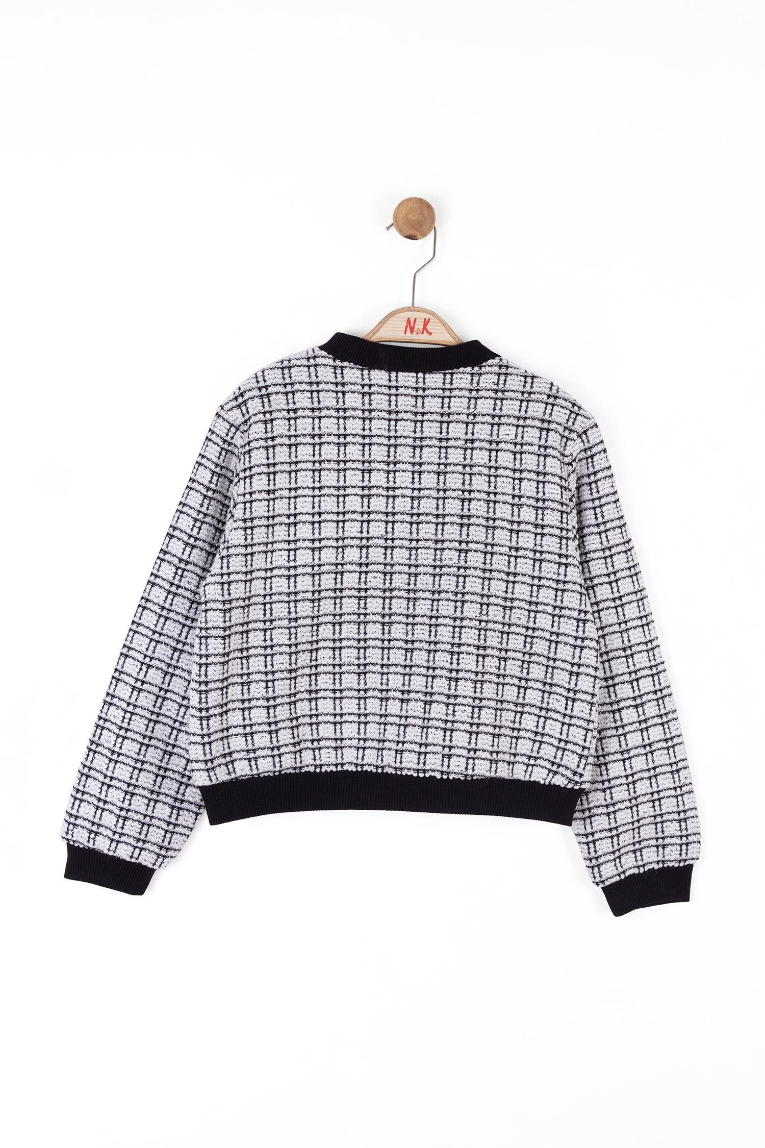 Nk Kız Çocuk Şanel Ceket 8-14 Yaş EKRU