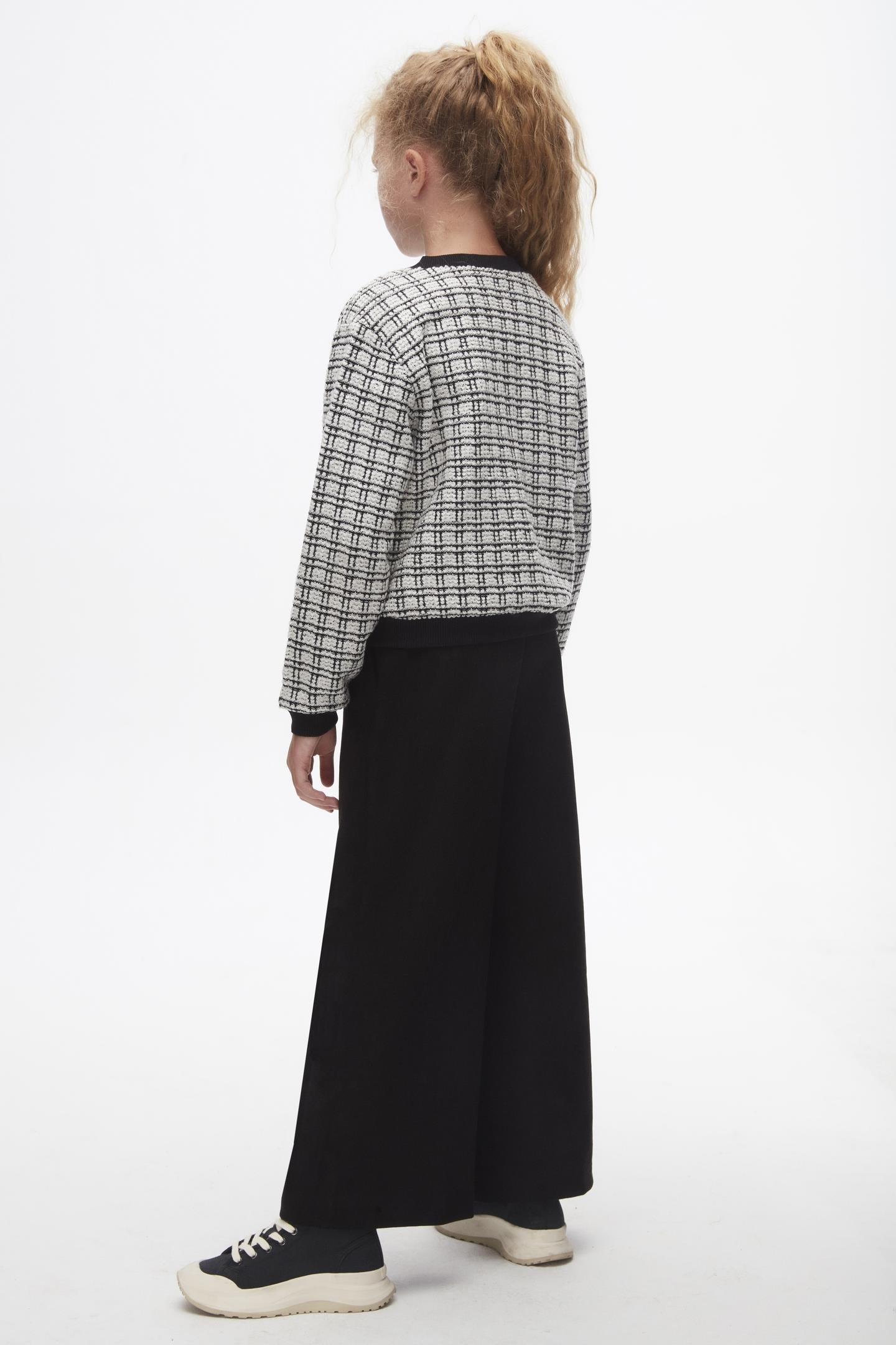 Nk Kız Çocuk Şanel Ceket 8-14 Yaş EKRU