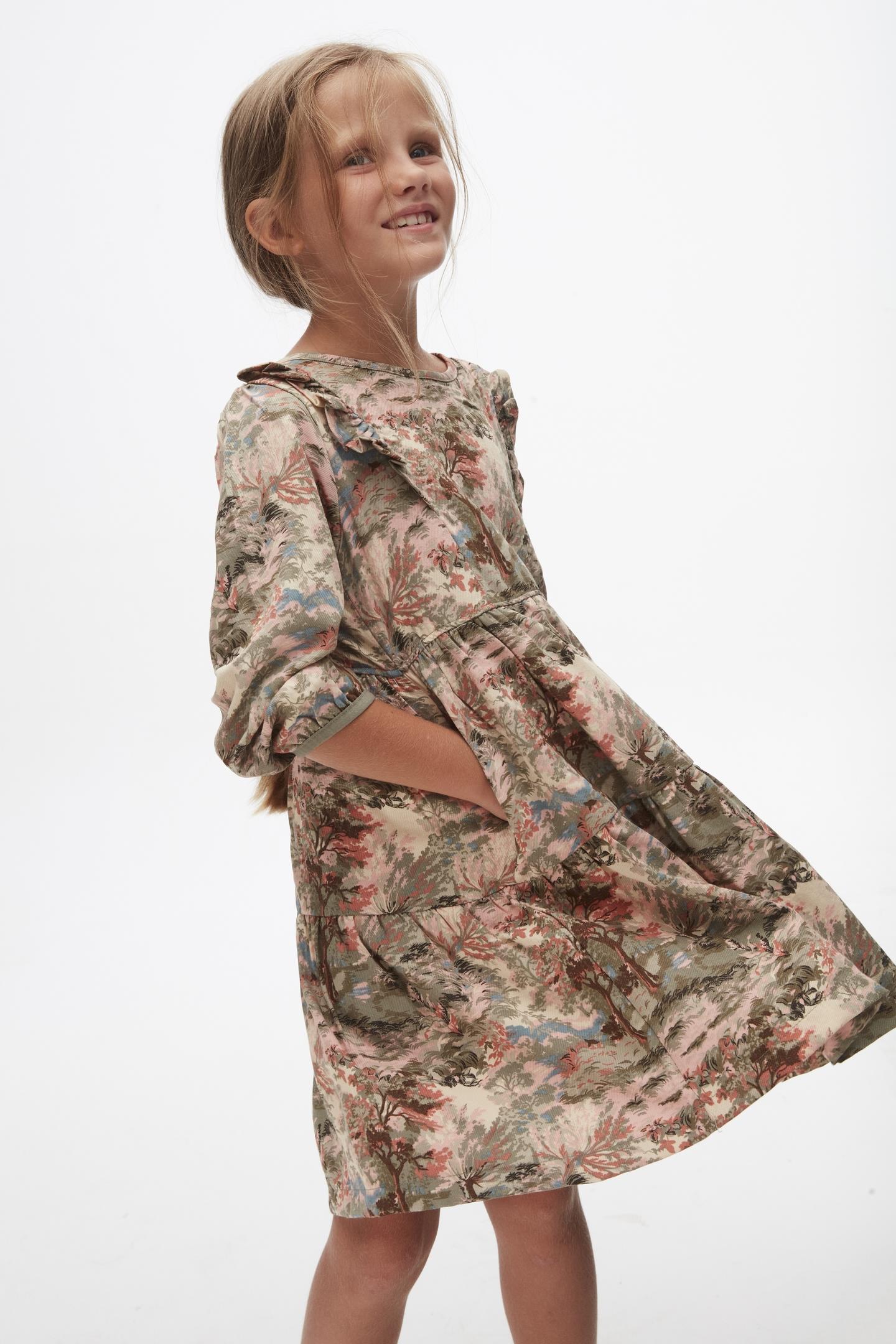 Nk Kız Çocuk Şebboy Elbise 4-8 Yaş PEMBE