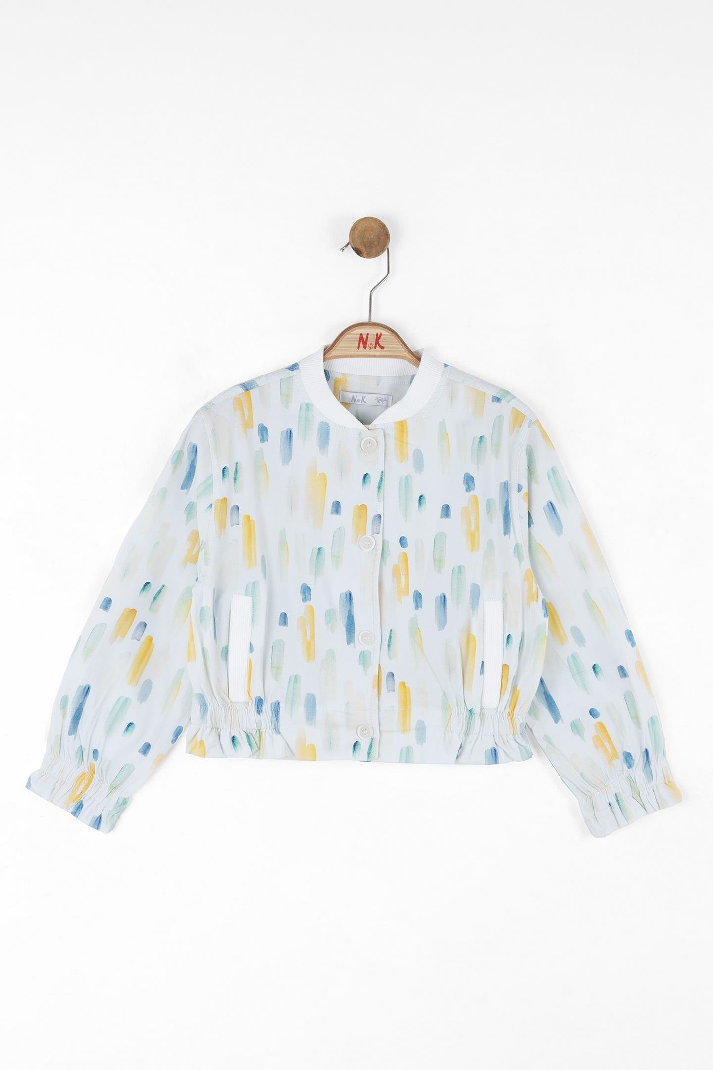 Nk Kız Çocuk Sharp Ceket 4-8 Yaş Ekru