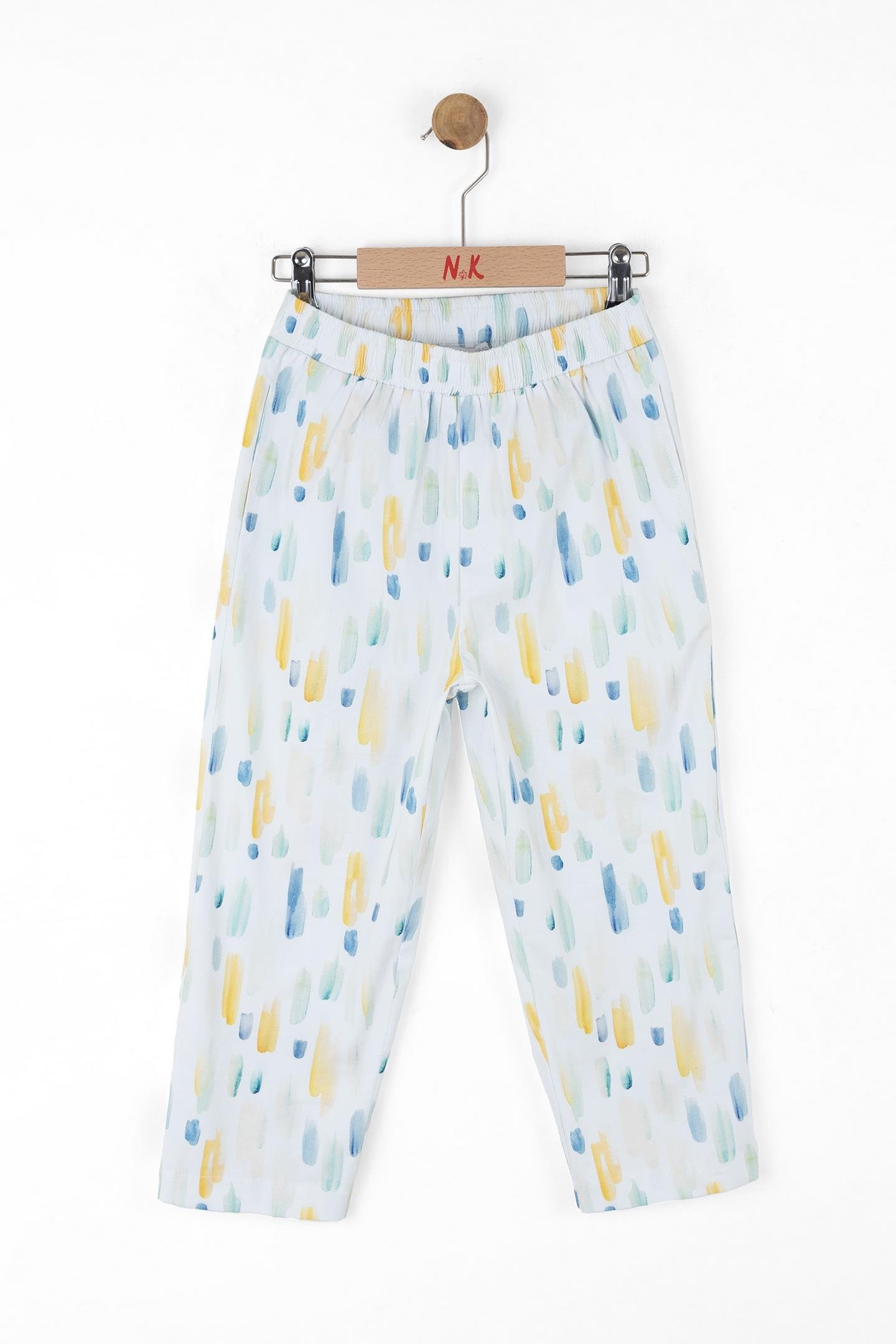 Nk Kız Çocuk Sharp Pantolon 4-8 Yaş Ekru