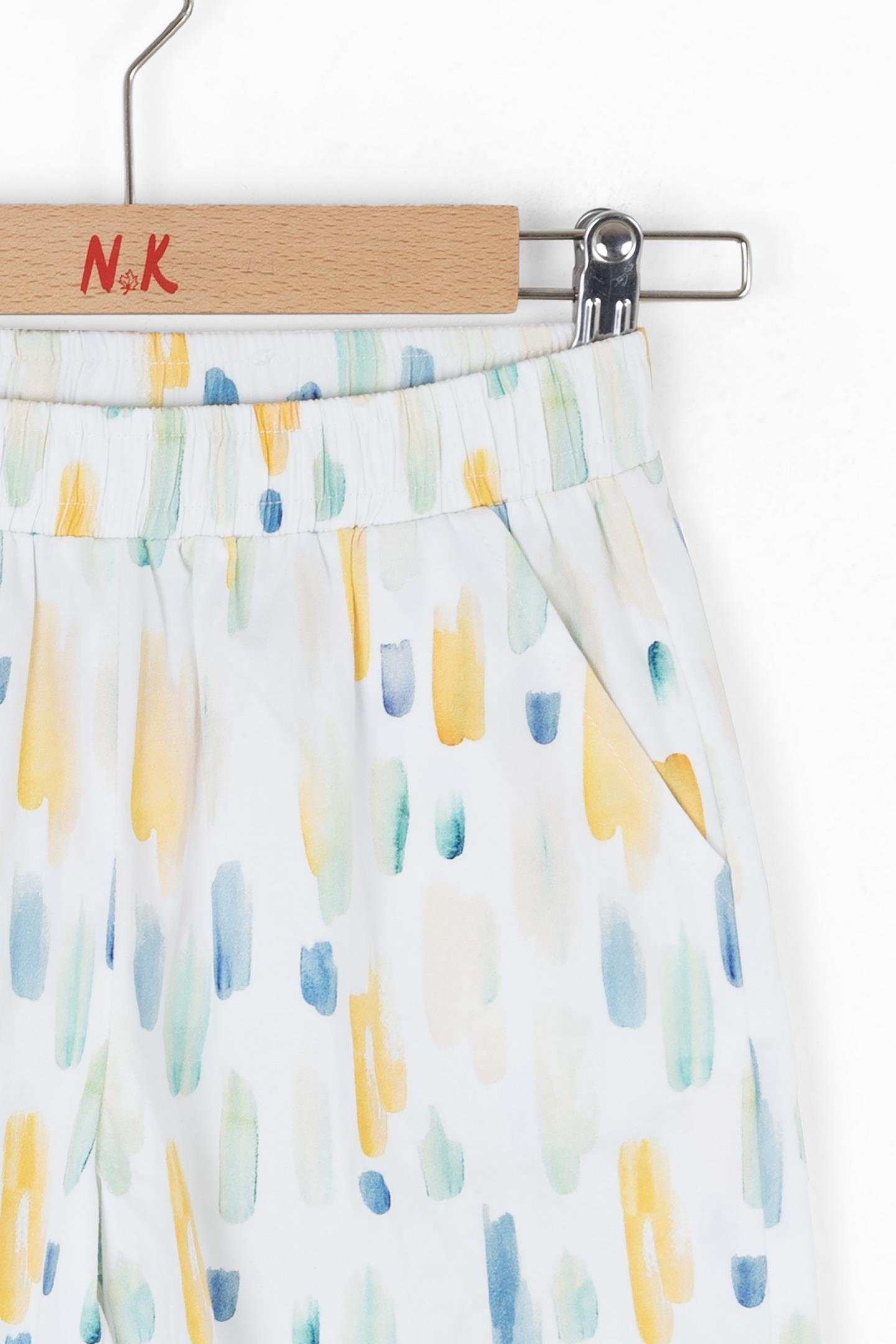 Nk Kız Çocuk Sharp Şort 4-8 Yaş Ekru