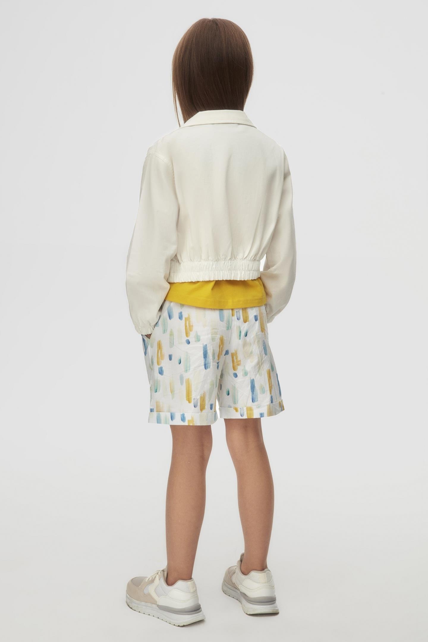 Nk Kız Çocuk Sharp Şort 4-8 Yaş Ekru