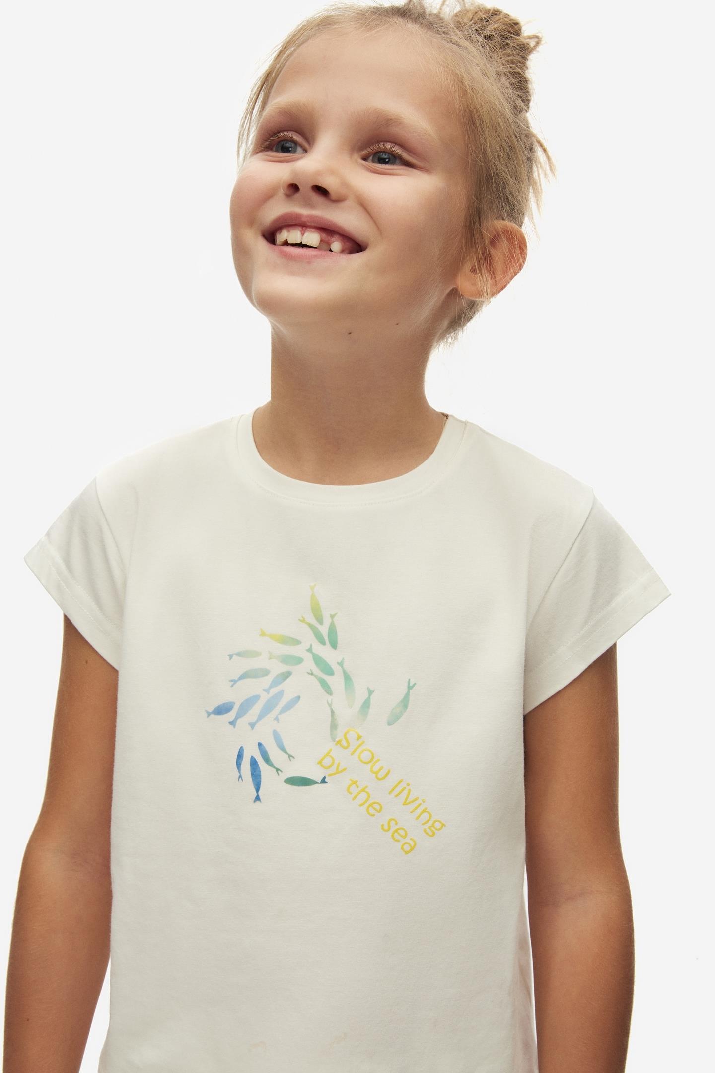 Nk Kız Çocuk Slow Tshırt 4-8Yaş Yeşil