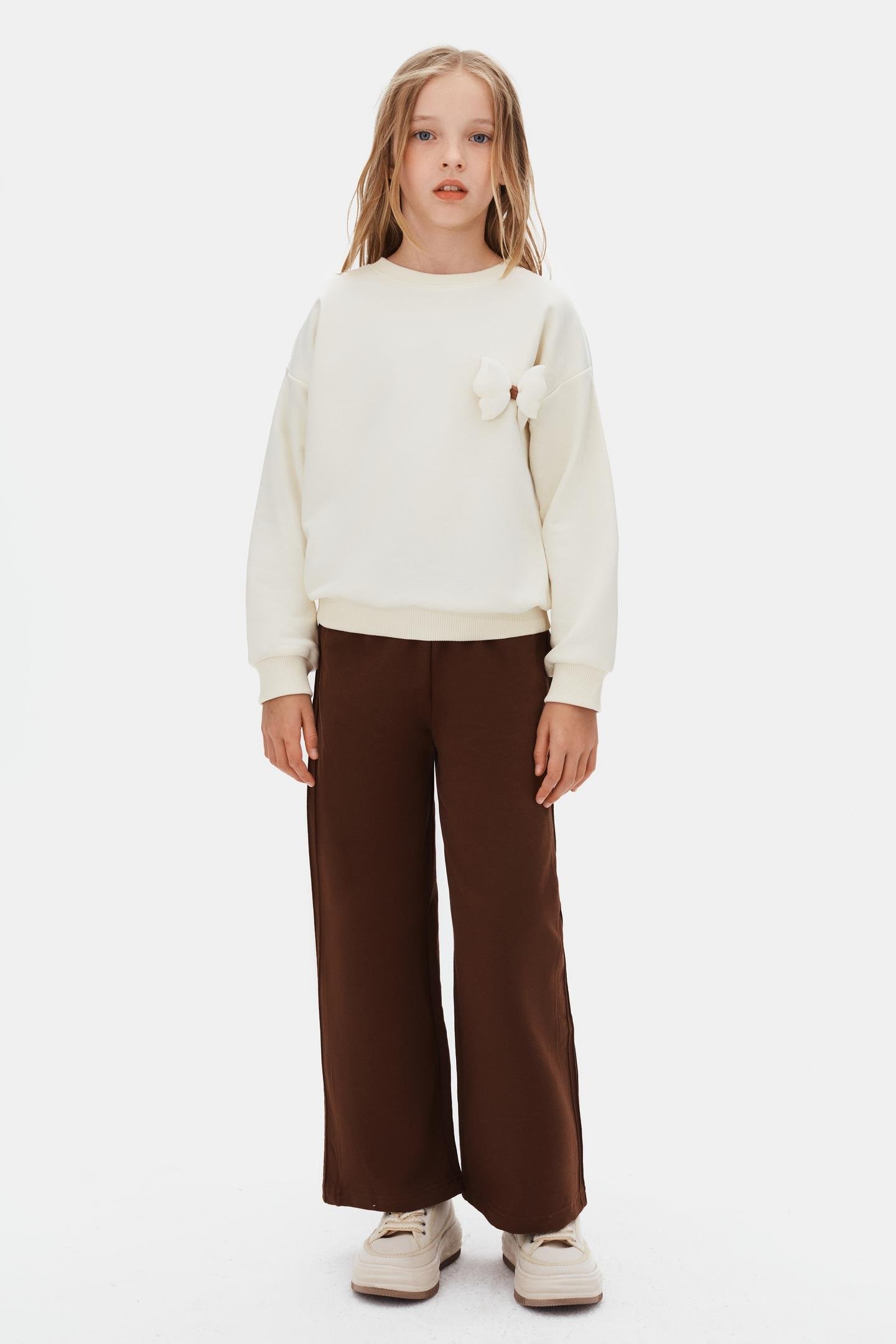 Nk Kız Çocuk Space Pantolon 4-8 Yaş Kahve