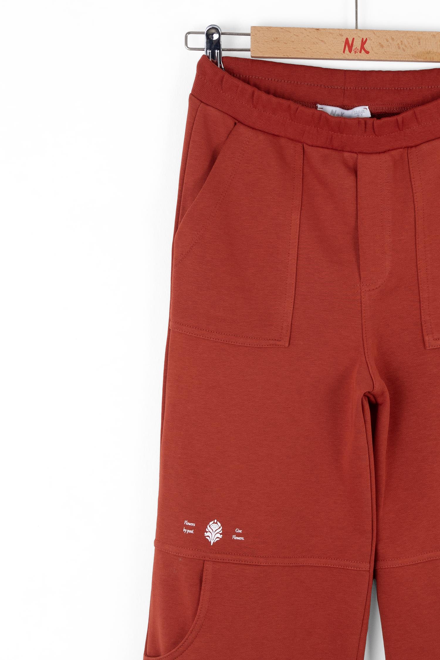 Nk Kız Çocuk Sport Pantolon 8-14 Yaş KİREMİT