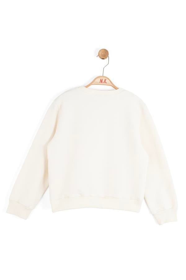 Nk Kız Çocuk Sunbeam Sweatshirt 8-14 Yaş Krem