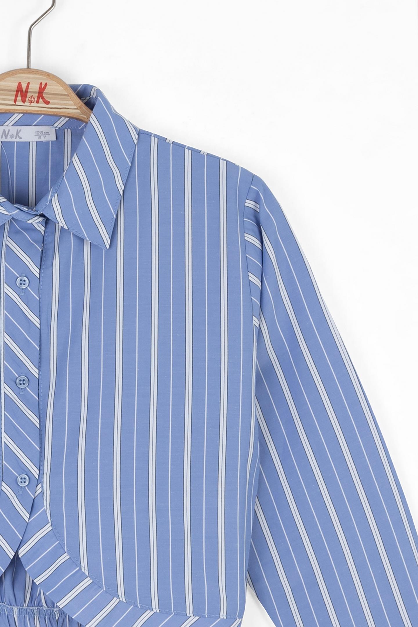 Nk Kız Çocuk Swanky Gömlek 8-14 Yaş Mavi