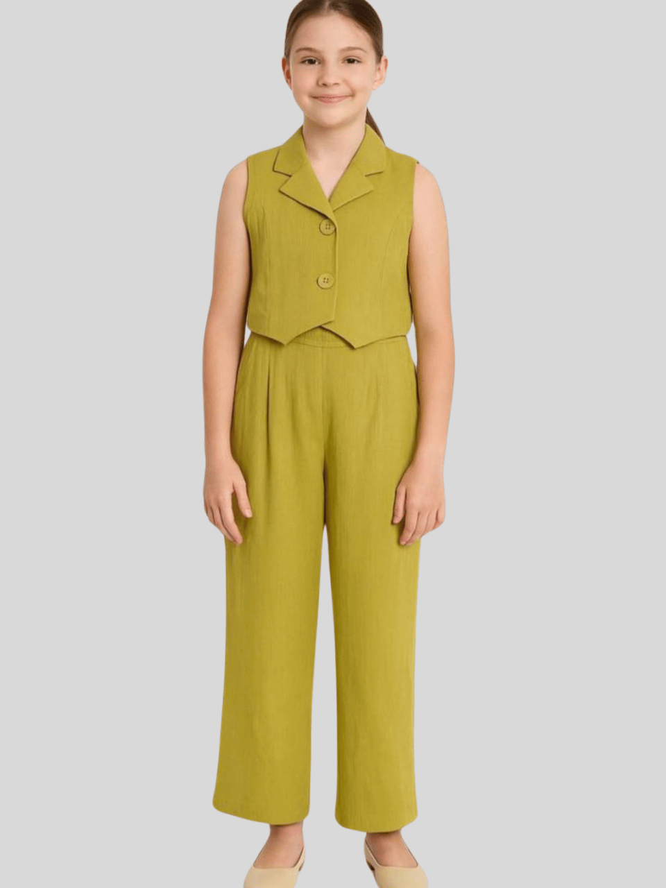 Nk Kız Çocuk Tahiti Pantolonlu Takım 8-14 Yaş Yeşil