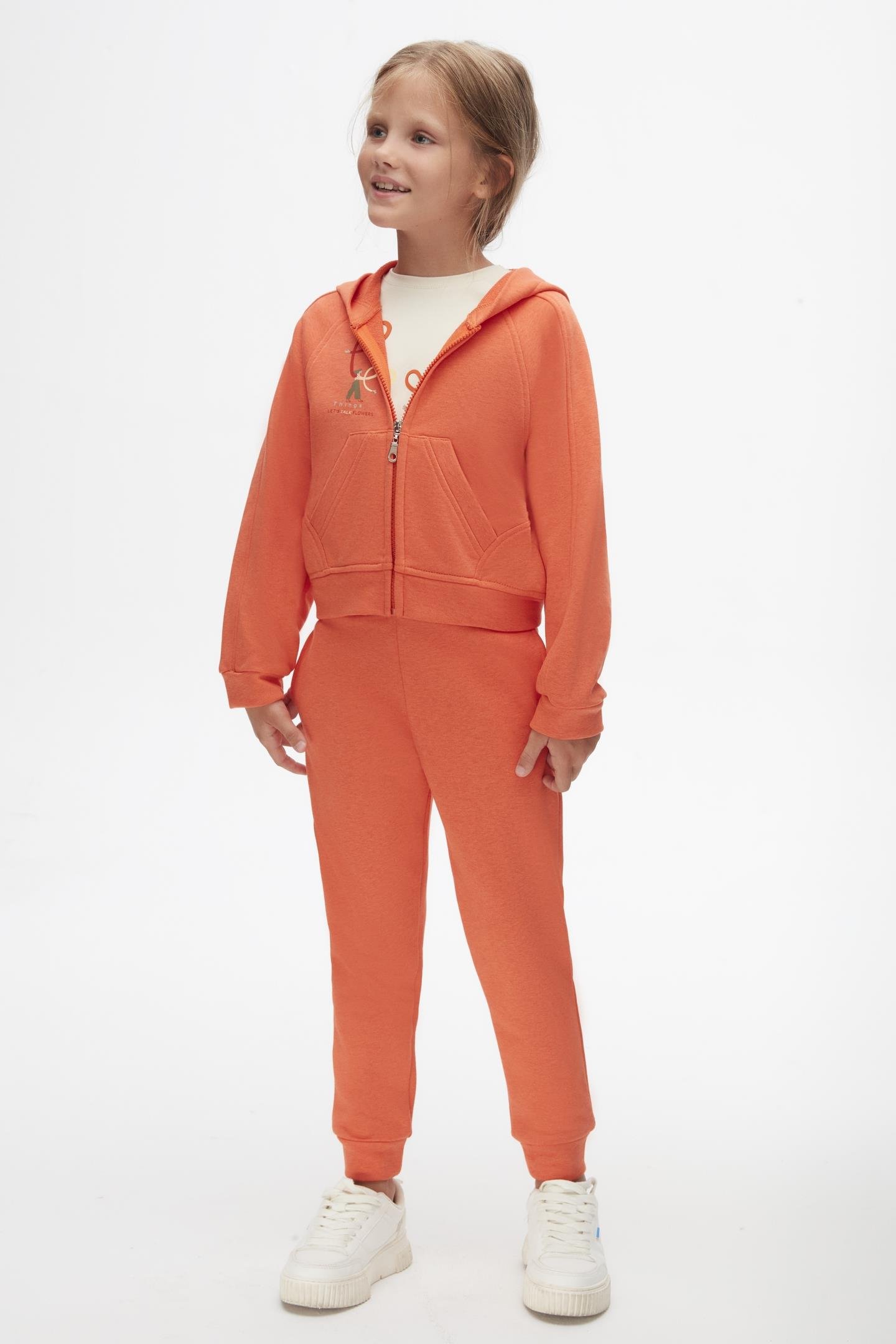 Nk Kız Çocuk Talk Eşofman Takım 4-8 Yaş TURUNCU