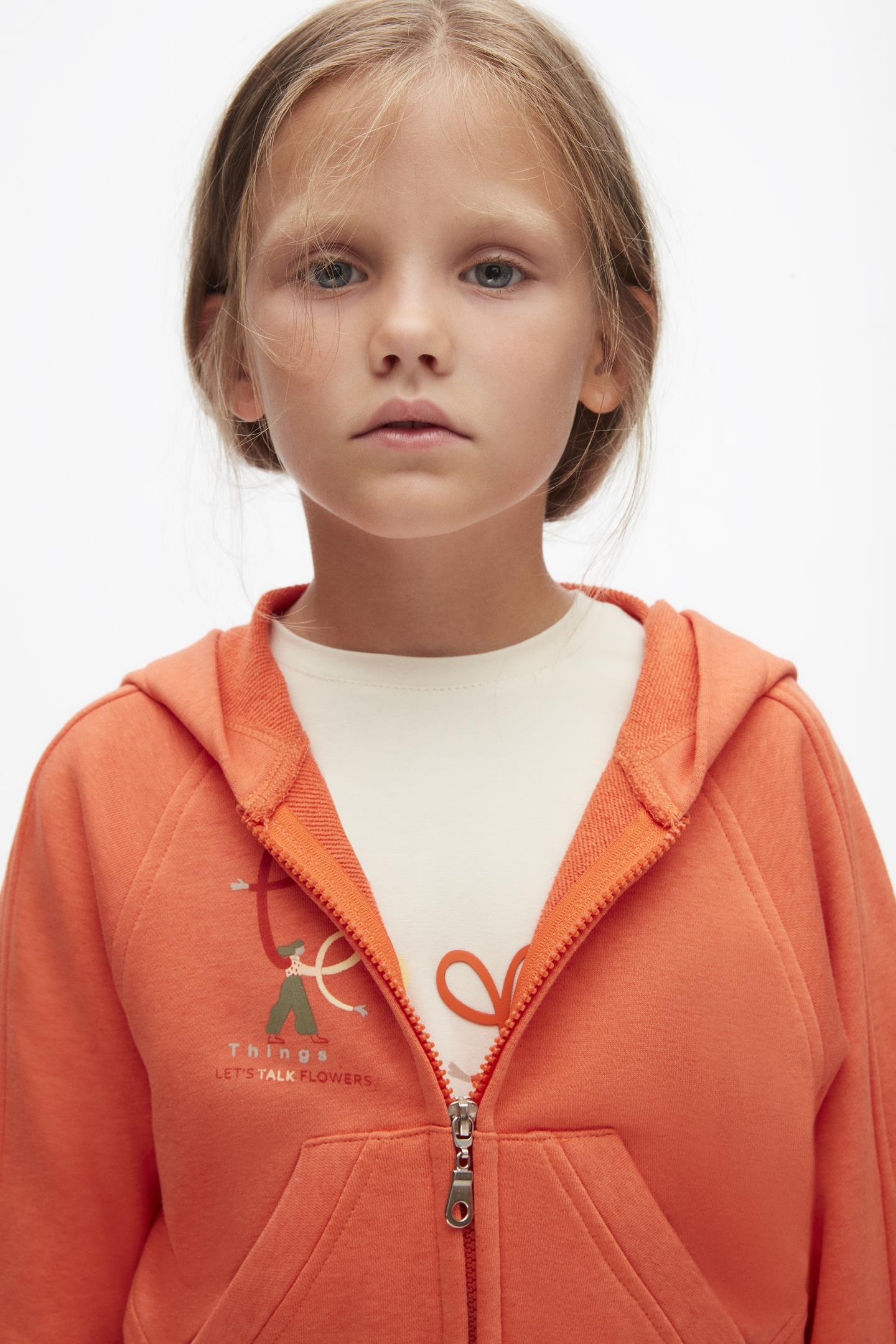 Nk Kız Çocuk Talk Eşofman Takım 4-8 Yaş TURUNCU