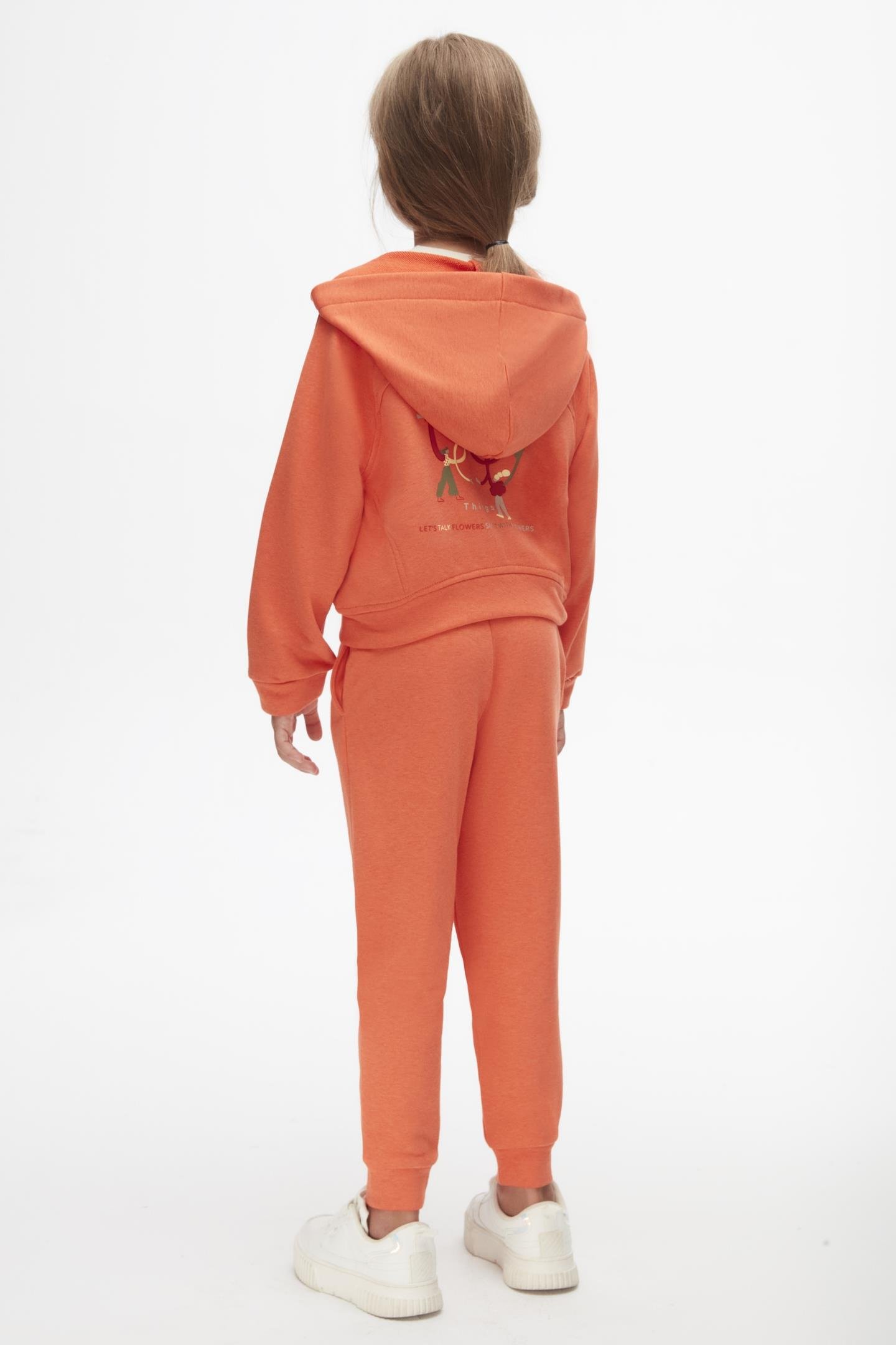 Nk Kız Çocuk Talk Eşofman Takım 4-8 Yaş TURUNCU