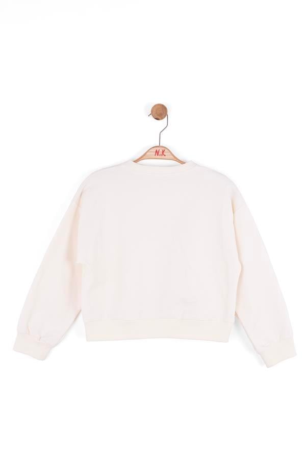 Nk Kız Çocuk True Sweatshirt 8-14 Yaş Krem