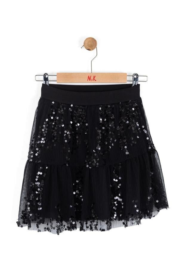 Nk Kız Çocuk Versay Etek 8-14 Yaş Siyah