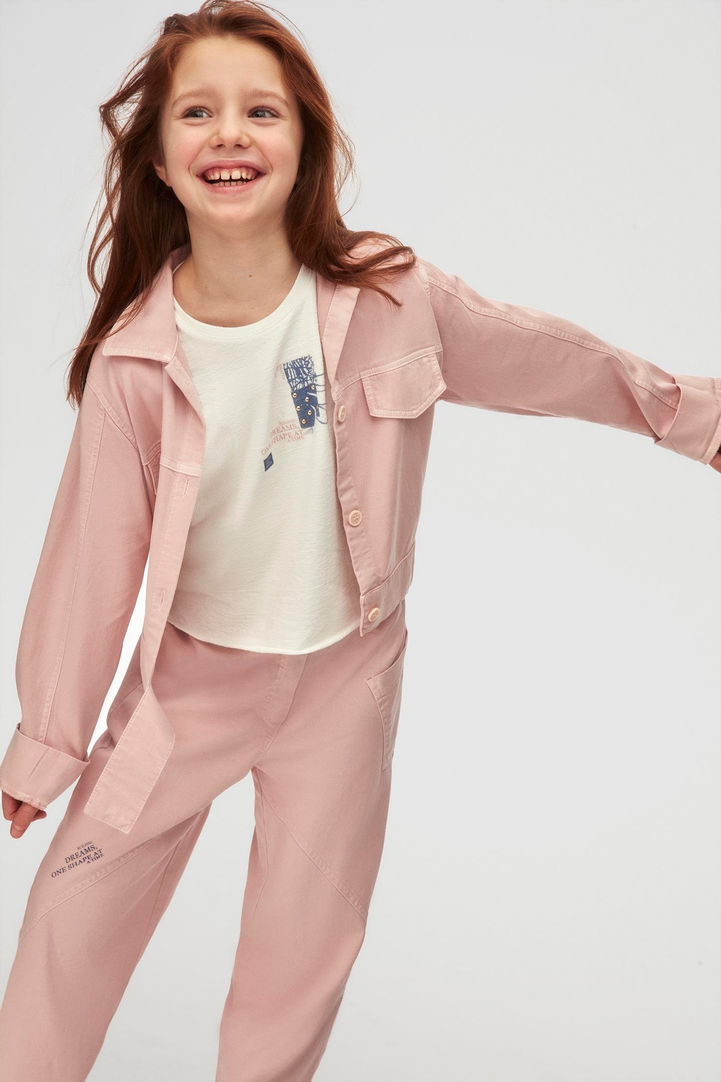 Nk Kız Çocuk Want Ceket 8-14 Yaş Pudra