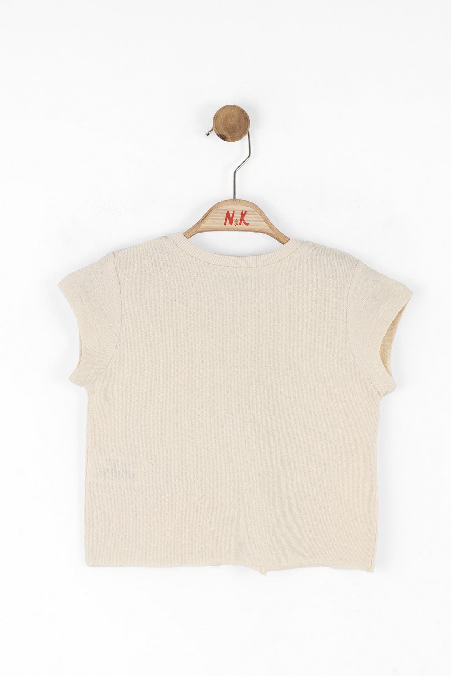 Nk Kız Çocuk Whısper Tshırt 4-8Yaş Krem