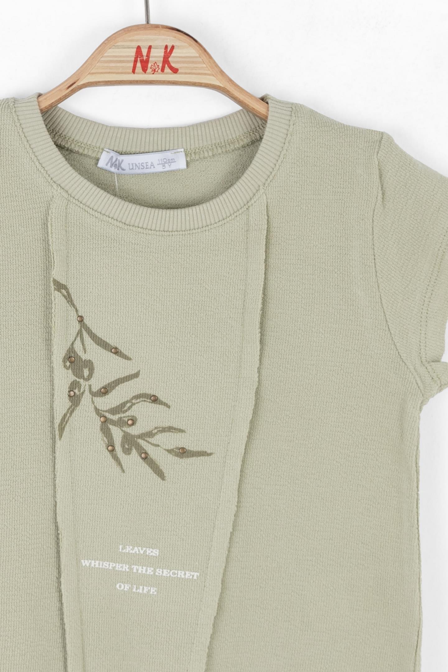 Nk Kız Çocuk Whısper Tshırt 4-8Yaş Yeşil