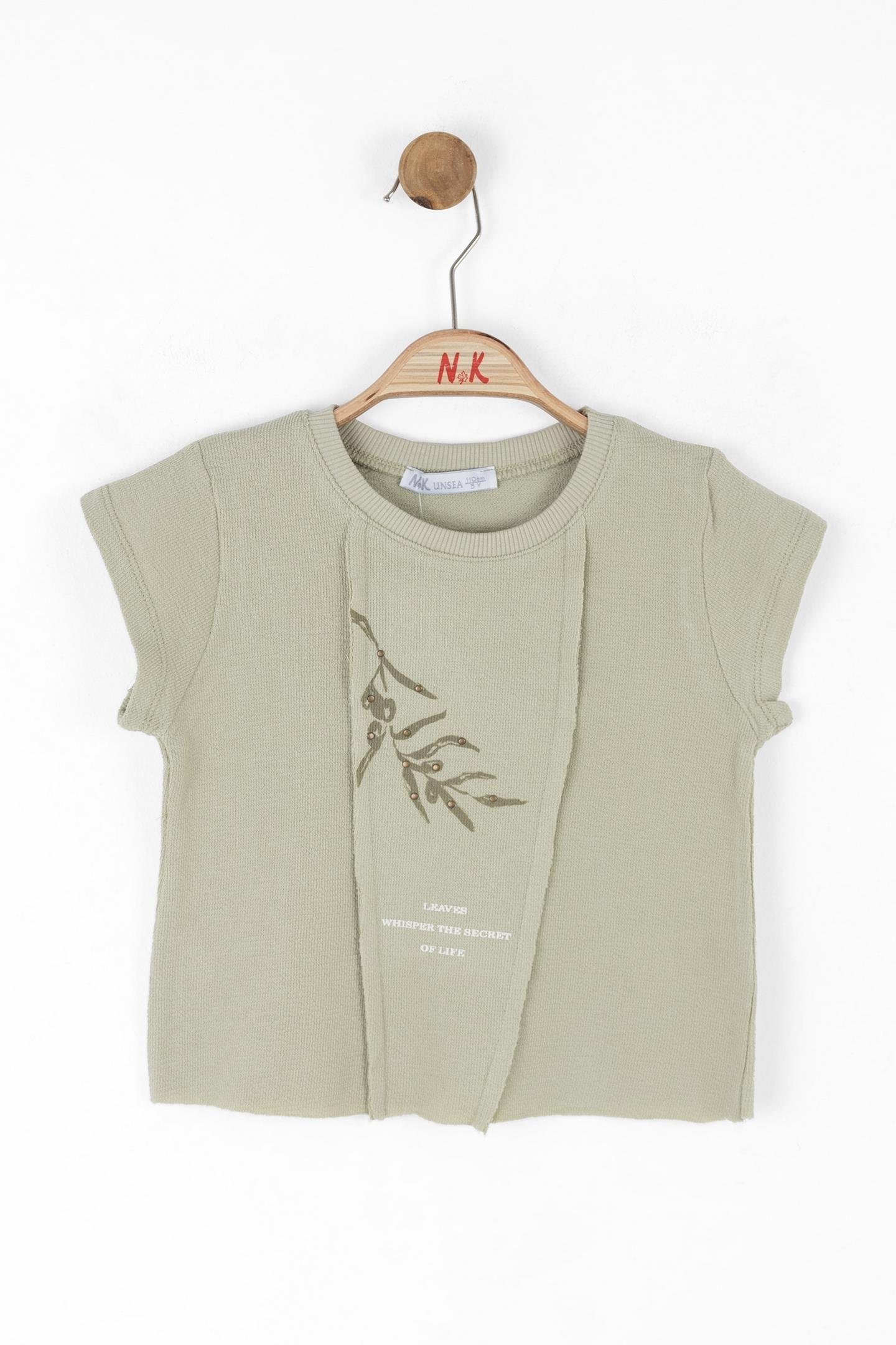 Nk Kız Çocuk Whısper Tshırt 4-8Yaş Yeşil