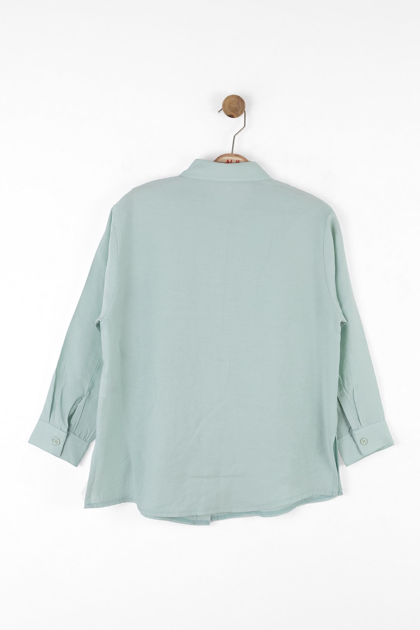 Nk Kz Çocuk Aqua Gömlek 8-14 Yaş Mint