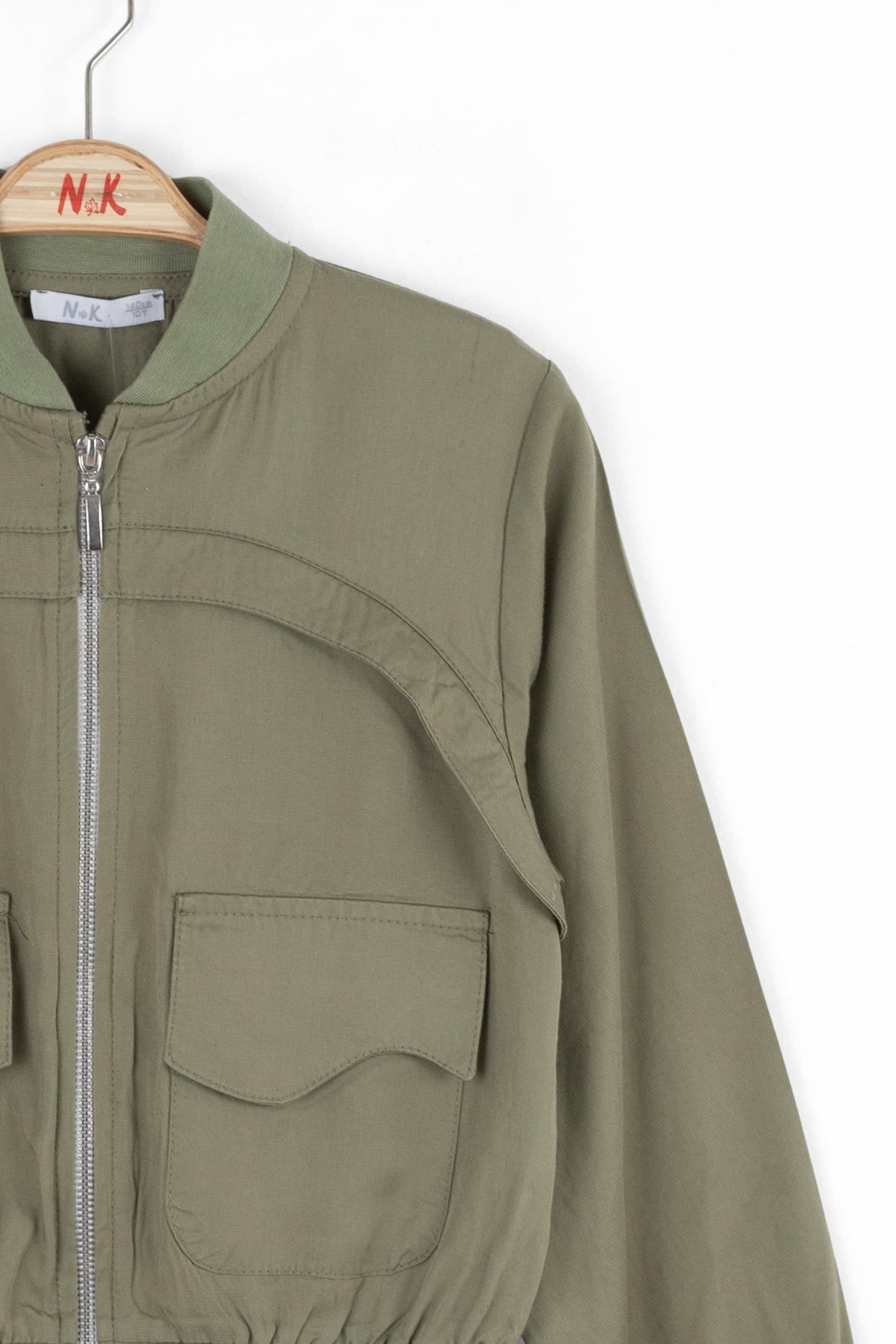 Nk Kz Çocuk Malta Ceket 8-14 Yaş Haki