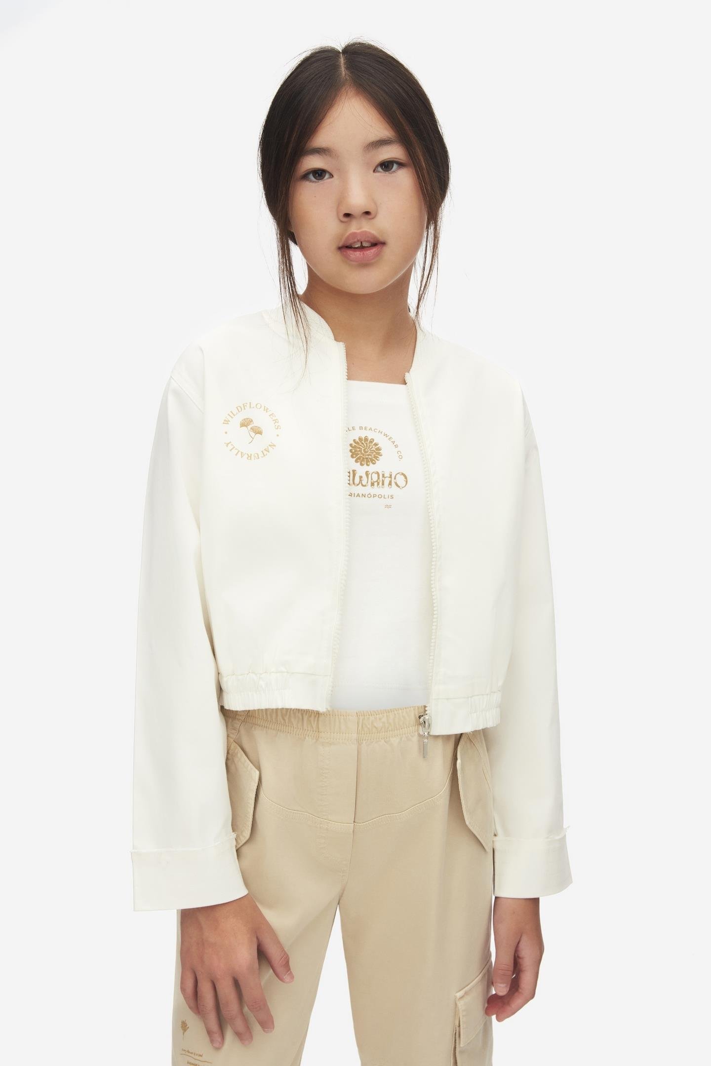 Nk Kz Çocuk Naturally Ceket 8-14 Yaş Ekru