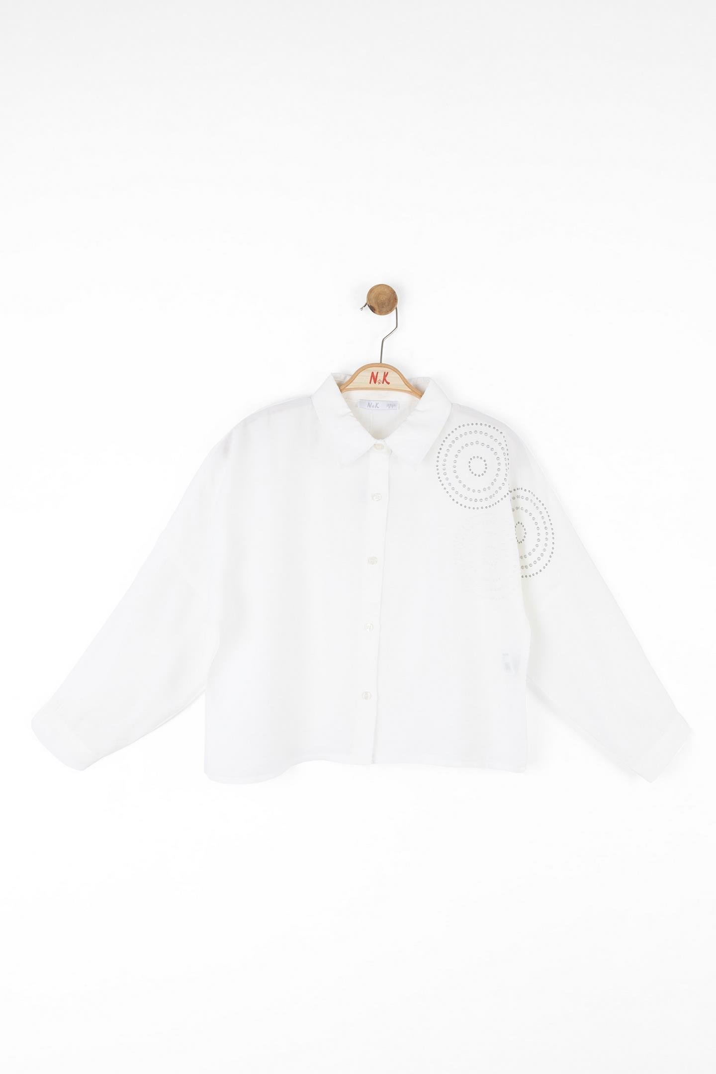 Nk Kz Çocuk Virgina Gömlek 8-14 Yaş Ekru