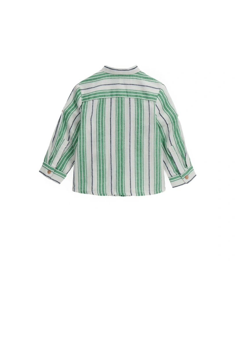 Orginal Marines Erkek Bebek Hakim Yaka Gömlek 9-24 Ay Yeşil