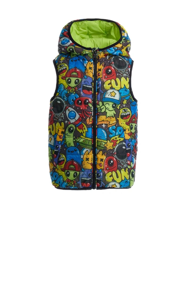 Orginal Marines Erkek Çocuk Çift Taraflı Yelek 2-9 Yaş Neon