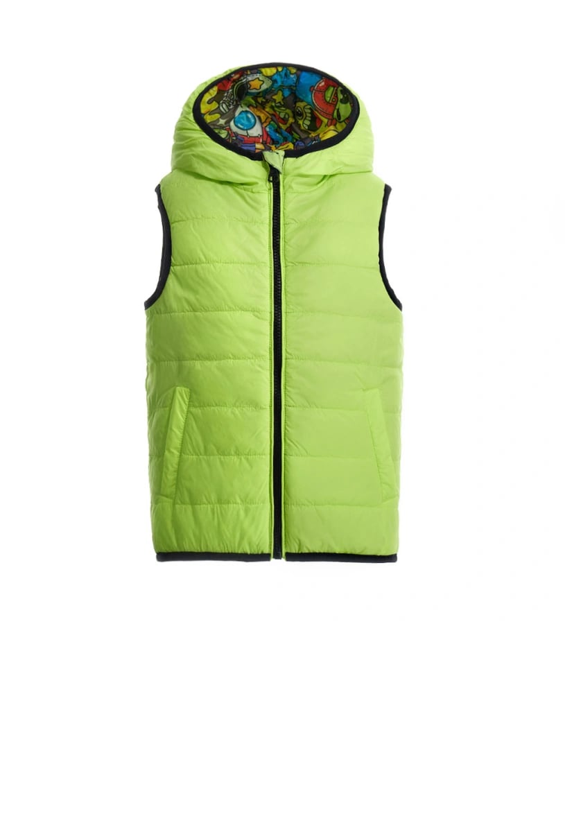 Orginal Marines Erkek Çocuk Çift Taraflı Yelek 2-9 Yaş Neon