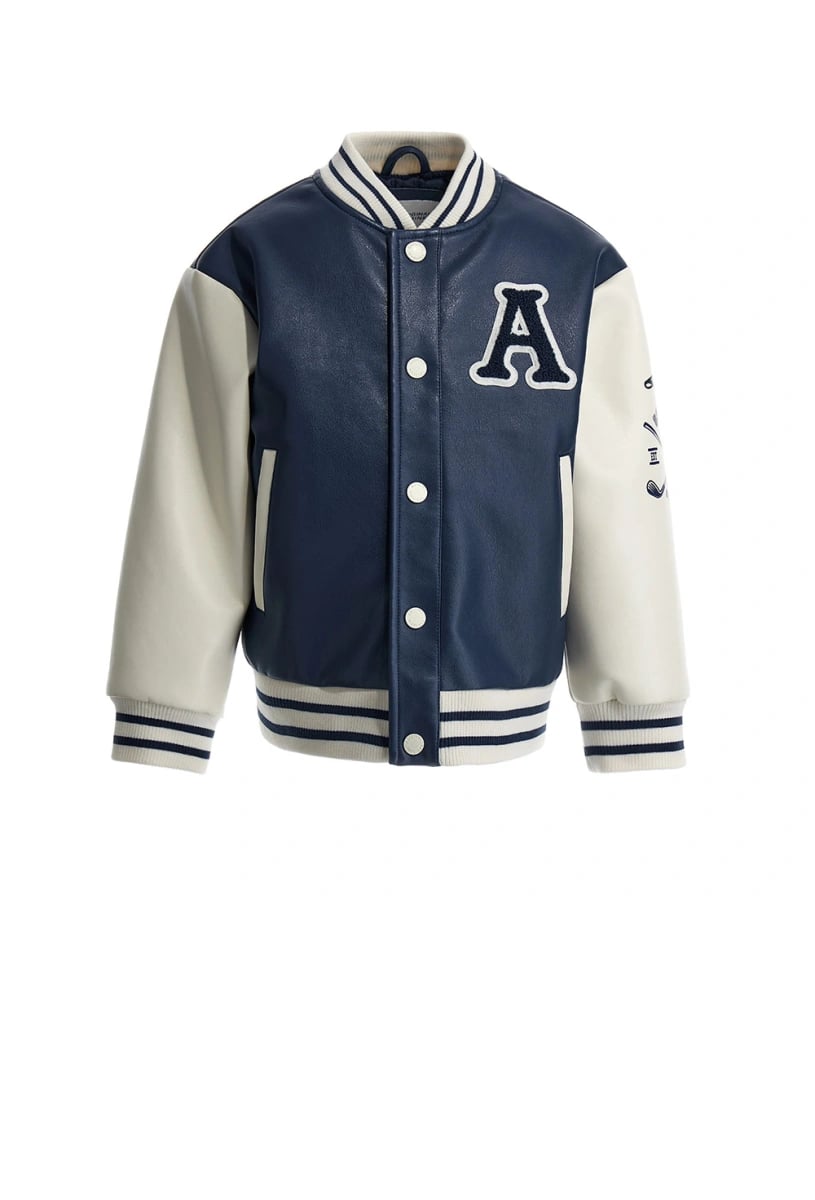 Orginal Marines Erkek Çocuk Suni Deri Ceket 3-9 Yaş Lacivert