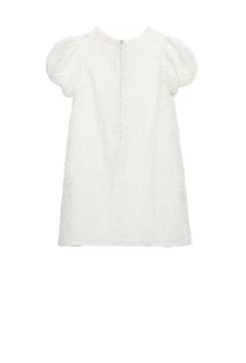 Orginal Marines Kız Çocuk Şık Elbise 3-8 Yaş Ekru