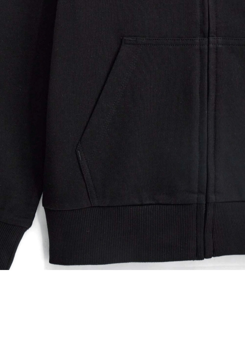 Original Marines Erkek Çocuk  Fermuarlı Sweatshirt 8-14 Yaş Siyah