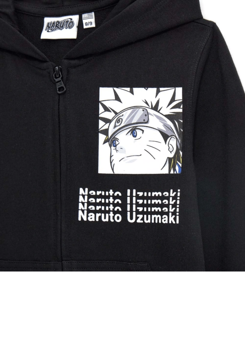 Original Marines Erkek Çocuk  Fermuarlı Sweatshirt 8-14 Yaş Siyah