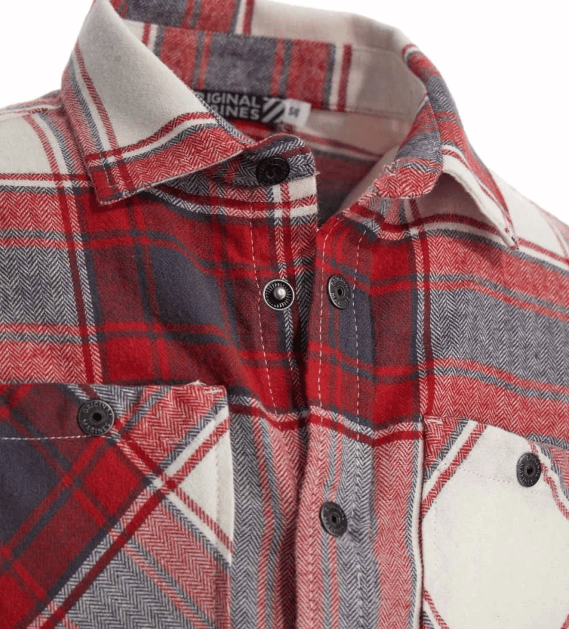 Original Marines Erkek Çocuk Oduncu Gömlek 3-14 Yaş KIRMIZI