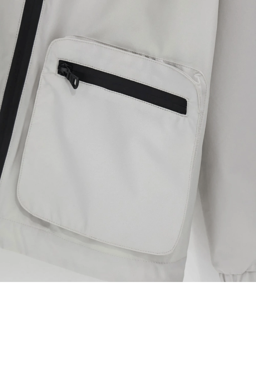 Original Marines Erkek Çocuk Yelekli Yağmurluk 8-14 Yaş Gri