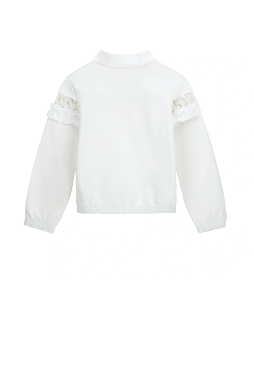 Original Marines Kız Çocuk Ceket 3-8 Yaş Beyaz