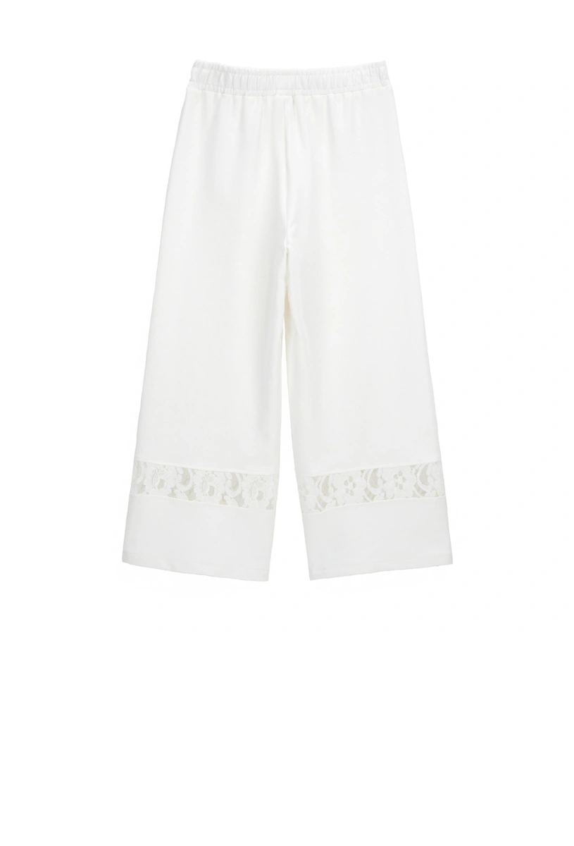 Original Marines Kız Çocuk Tek Alt 3-8 Yaş Beyaz