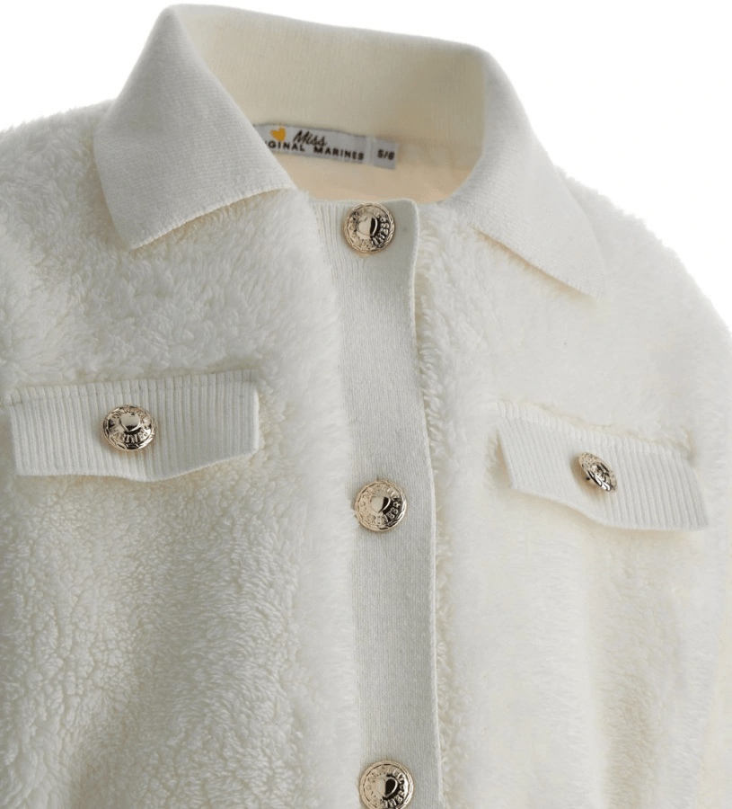 Original Marines Pelüş Mont 5-14 Yaş KREM