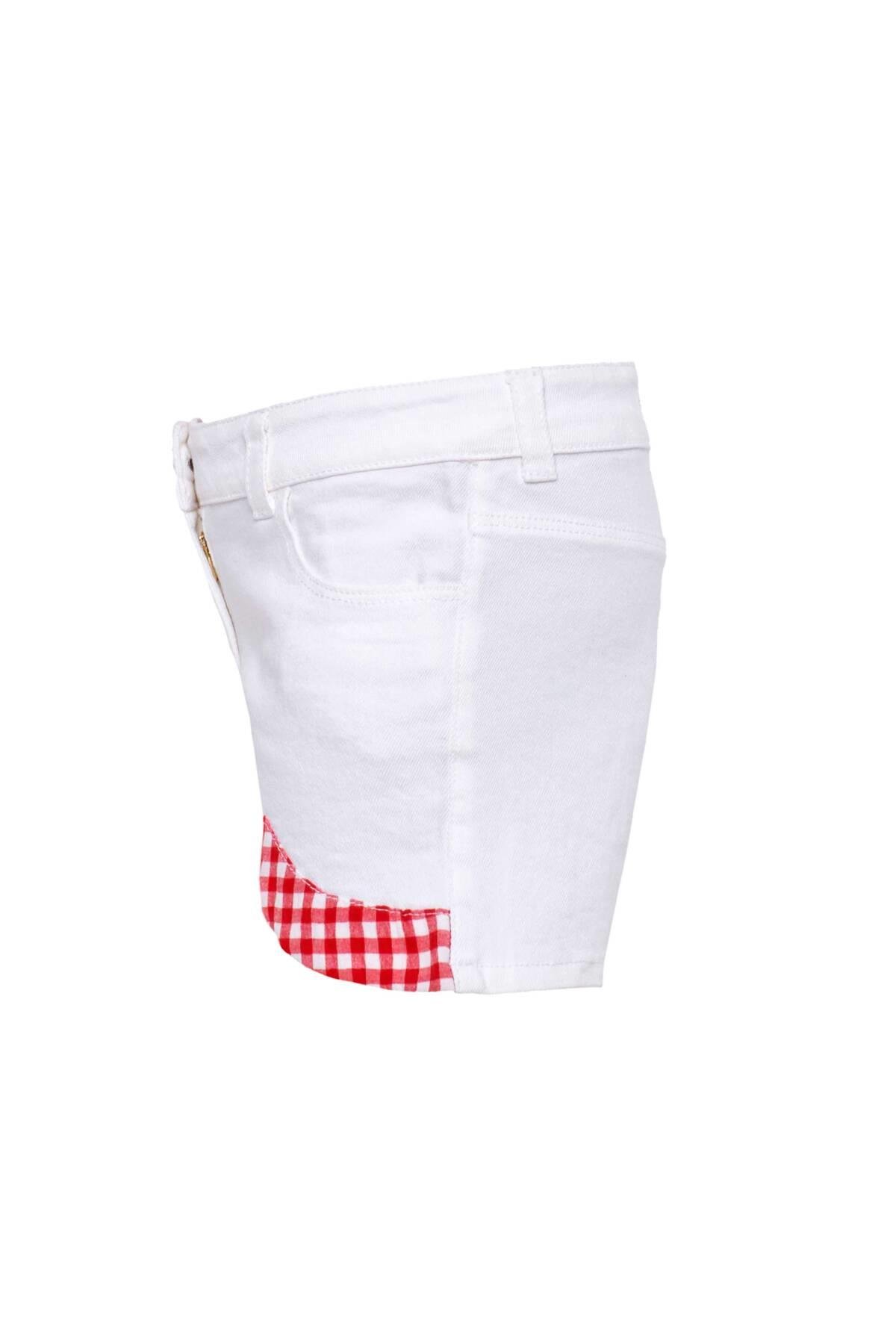 Pamina Kız Çocuk ŞortluTakım 2-6 Yaş Beyaz