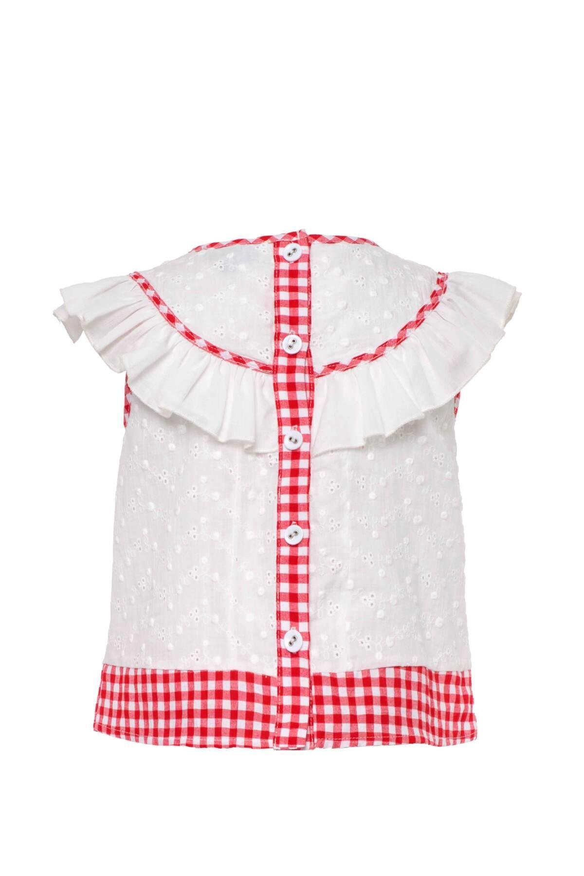 Pamina Kız Çocuk ŞortluTakım 2-6 Yaş Beyaz