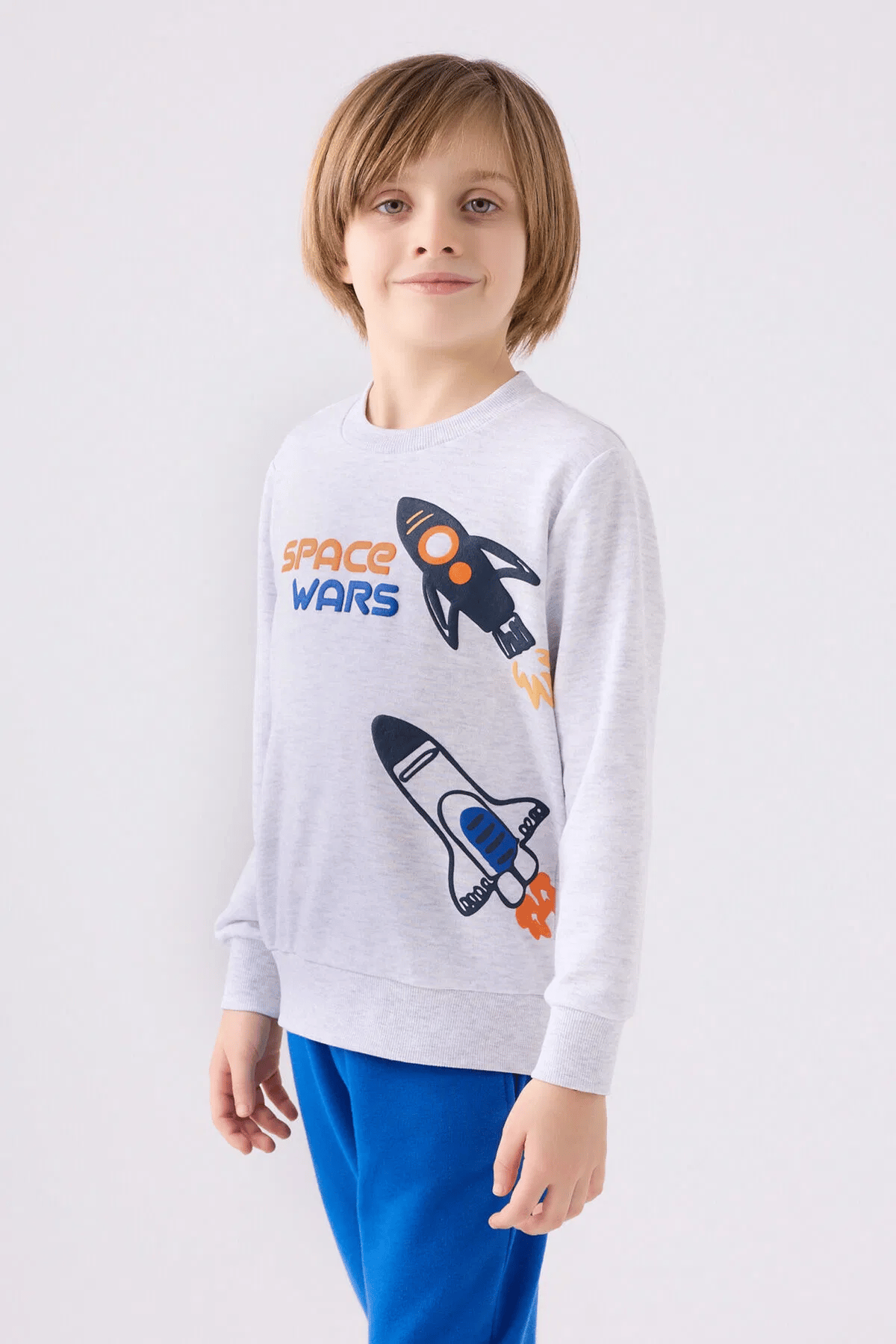 Rolypoly Erkek Çocuk Eşofman Takım 2-8 Yaş Gri